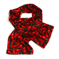 Large Pepper Ladies Silk Scarf - 8"x45"